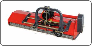 Mittelschwere Mulcher DPS-Serie verschiebbar Rot