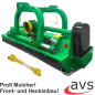 Preview: Schlegelmulcher AGN 180cm Mulcher Front- und Heckanbau Mähwerk hydraulisch verschiebbar Grün