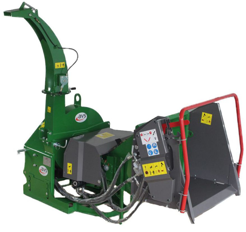 AVS Holzhäcksler BX-52R Grün mit eigenem Hydrauliksystem Holzschredder Profi!