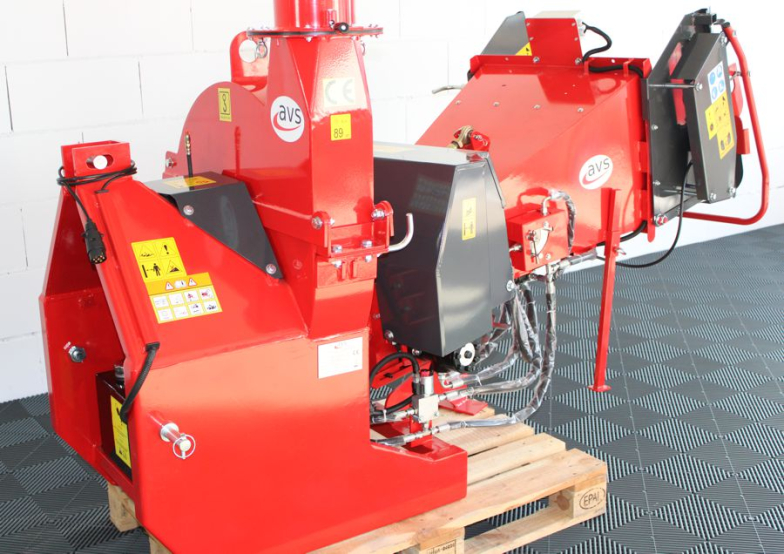 AVS Holzhäcksler BX-72RS Rot mit eigenem Hydrauliksystem Holzschredder Premium!