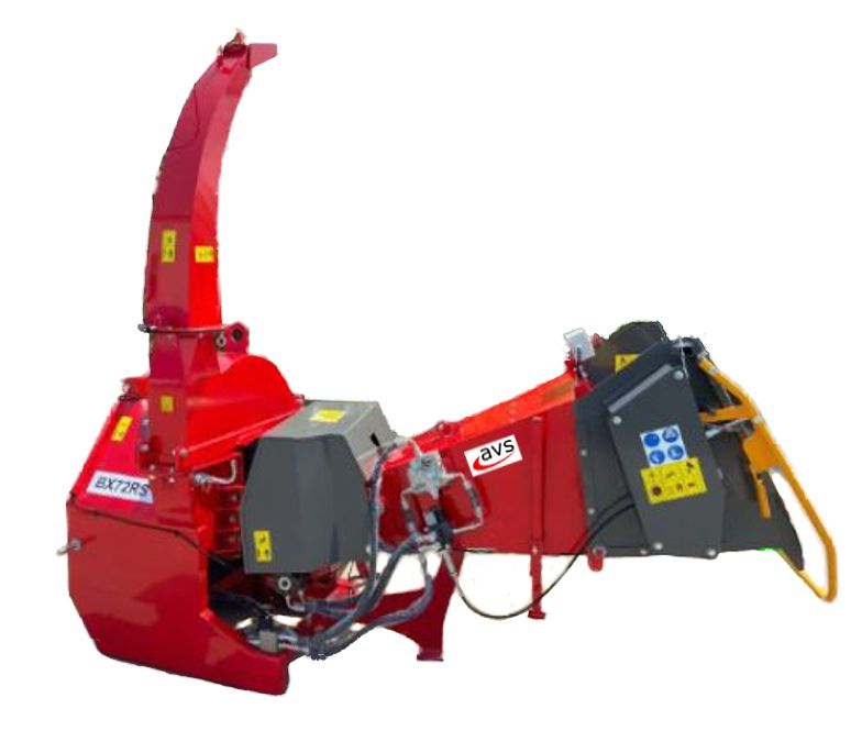 AVS Holzhäcksler BX-72RS Rot mit eigenem Hydrauliksystem Holzschredder Premium!