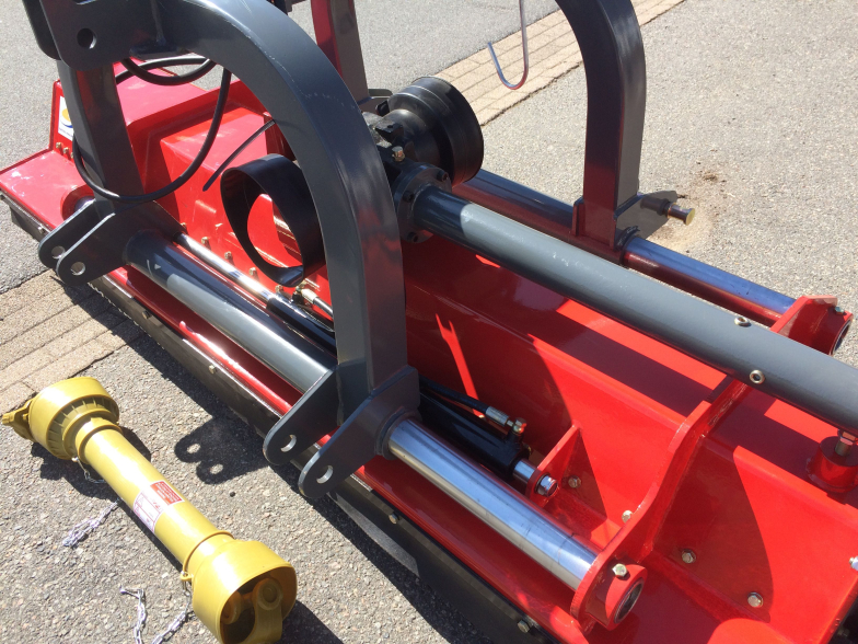 Schlegelmulcher AG 160cm Mulcher Front- und Heckanbau Mähwerk hydraulisch verschiebbar rot/anthrazit