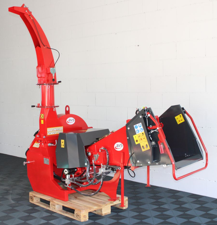 AVS Holzhäcksler BX-72RS Rot mit eigenem Hydrauliksystem Holzschredder Premium!