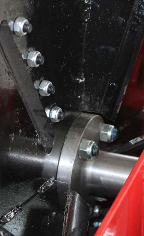 AVS Holzhäcksler BX-72RS Rot mit eigenem Hydrauliksystem Holzschredder Premium!