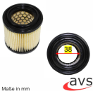 Luftfilter Filter für AS Enduro 22, 22/3, 27/2, 27/3, 28, 28/3, 28/4